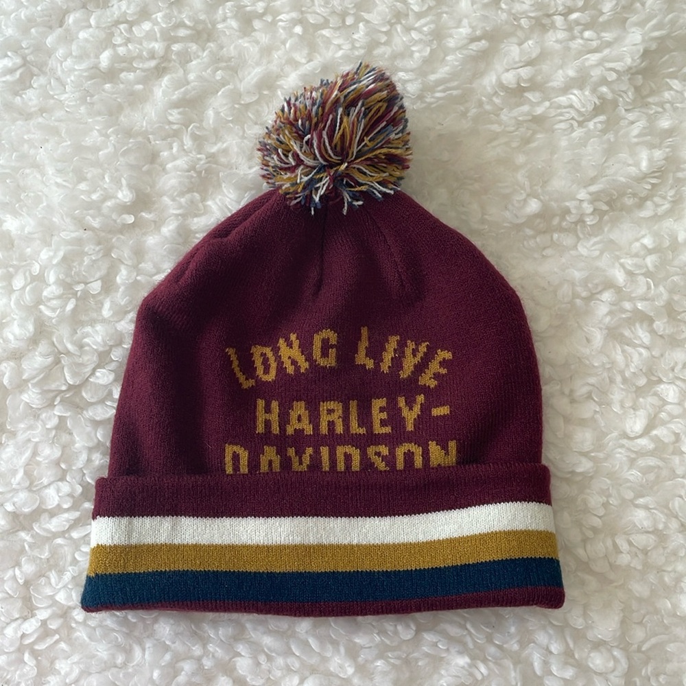 Harley-Davidson Pom Pom Beanie
